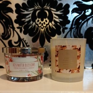 Rosewater Blossoms & Cookie Exchange Candle